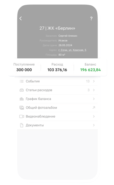 Управление стройкой со смартфона